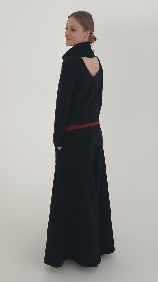 Atostogos - trousers and turtle neck top cotton set